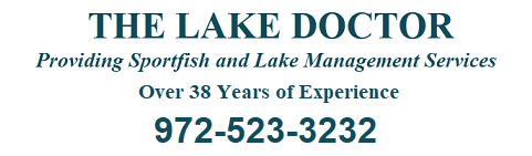 The Lake Doctor - lake management floating fountains Dallas Fort Worth Texas - Lake Management Company - Floating Fountains Aeration Systems Vegetation Control Fish Fish Feeders Installation & Design Lake Management Services Dallas Fort Worth | The Lake Doctor - Lake Management Company